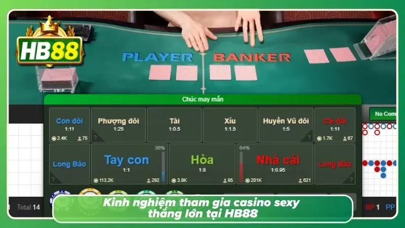 Bí quyết tham gia sảnh cược tại HB88 đạt hiệu quả cao